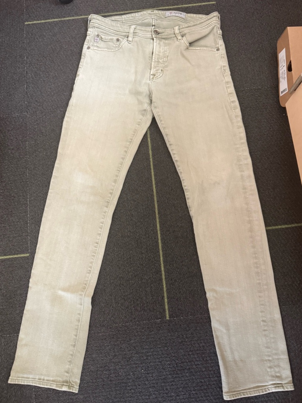 AG Adriano Goldschmied Tellis gray modern slim jean